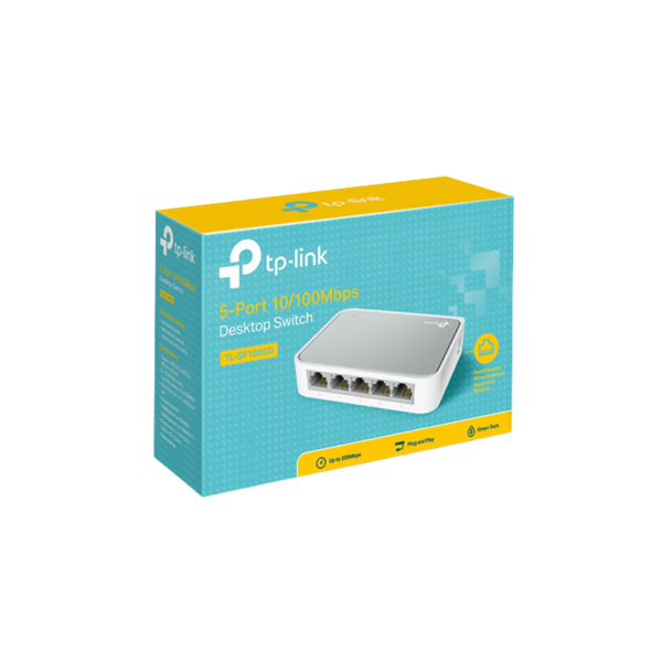 Switch de bureau 5 ports 10/100 Mbps – TL-SF1005D – Image 4