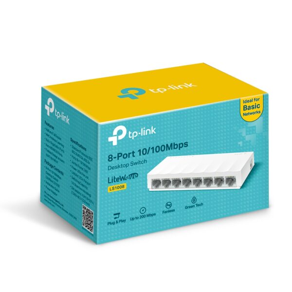 Switch de bureau 8 ports 10/100 Mbps - LS1008 – Image 6