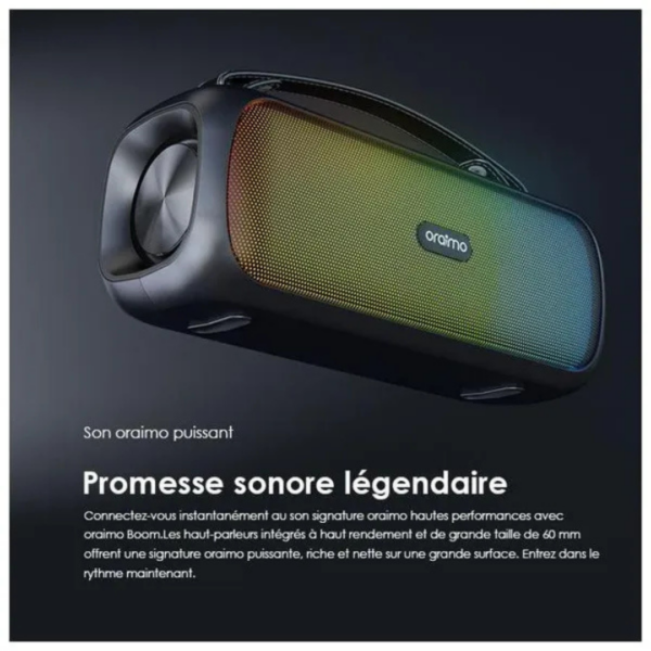 Oraimo Boom Haut-parleur sans fil 30W – Image 2