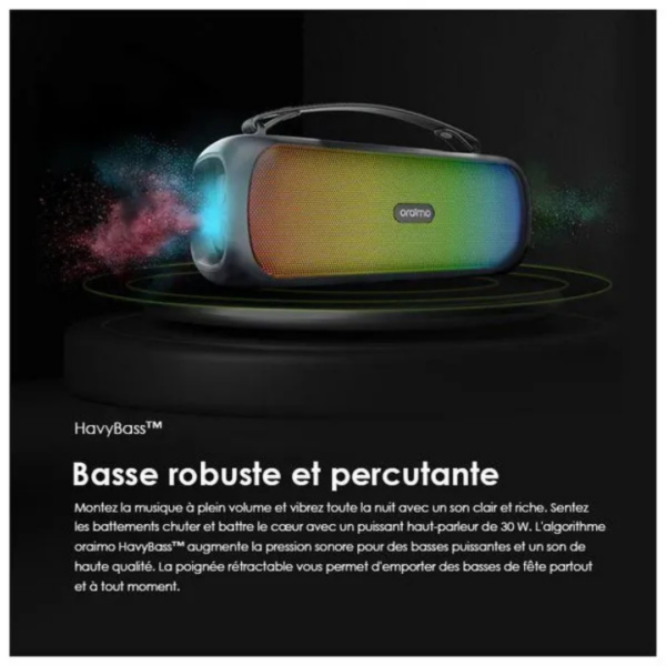 Oraimo Boom Haut-parleur sans fil 30W – Image 6