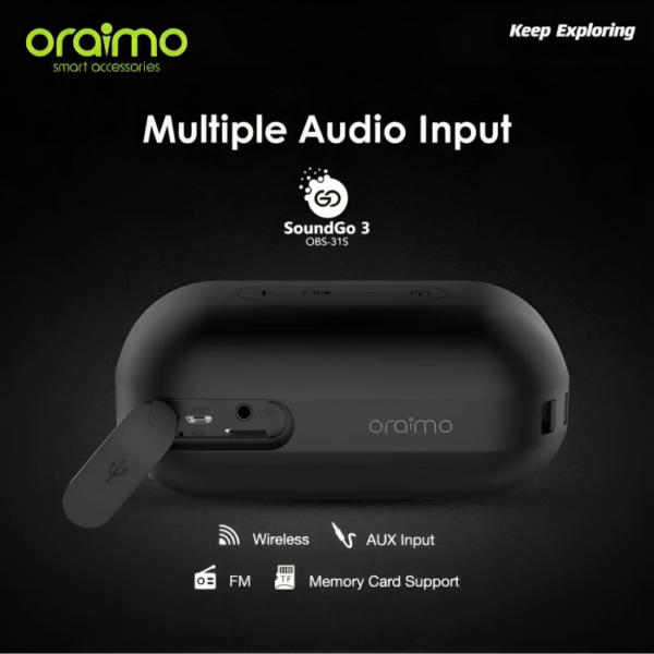 Oraimo SoundGo 3 Haut-parleur Sans fil - OBS-31S – Image 4